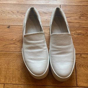 Vince Warren Platform Sneaker, White, Sz 7, Like New, Great Condition